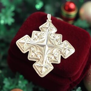 Vintage Sterling Silver Christmas Tree Ornament/Pendant